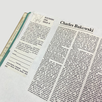 1995 Charles Bukowski 'Shakespeare Never Did This'