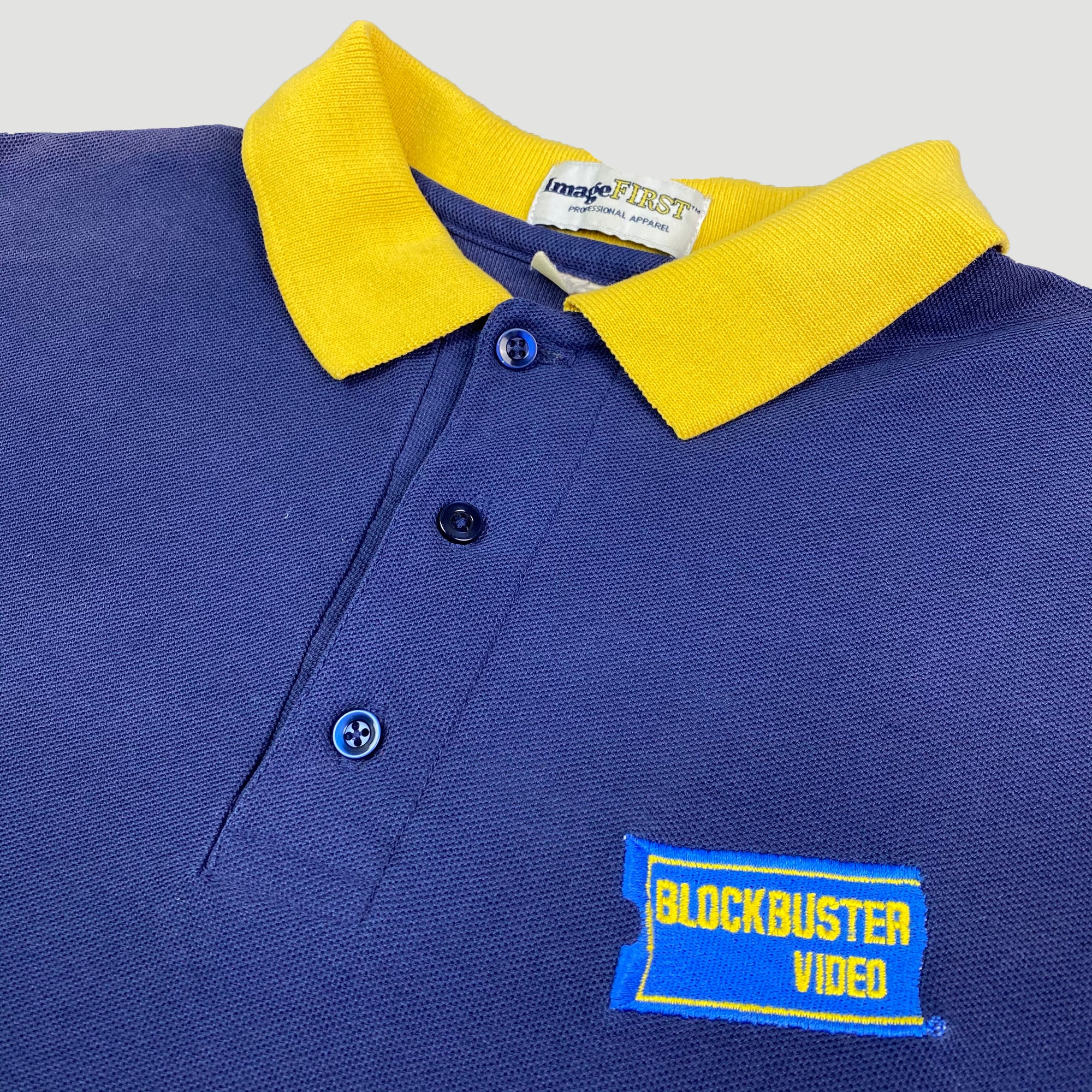 Mid 90's Blockbuster Video Staff Polo Shirt