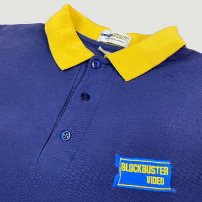 Mid 90's Blockbuster Video Staff Polo Shirt