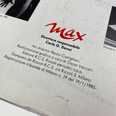 1991 Robert Mapplethorpe 'Max' Poster Book