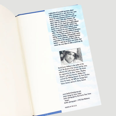 1996 David Foster Wallace 'Infinite Jest' First Edition