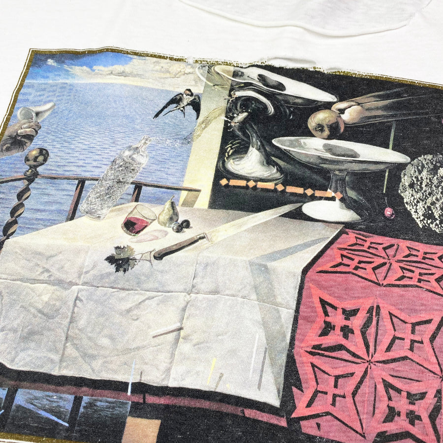 90's Salvador Dali Museum Cropped T-Shirt