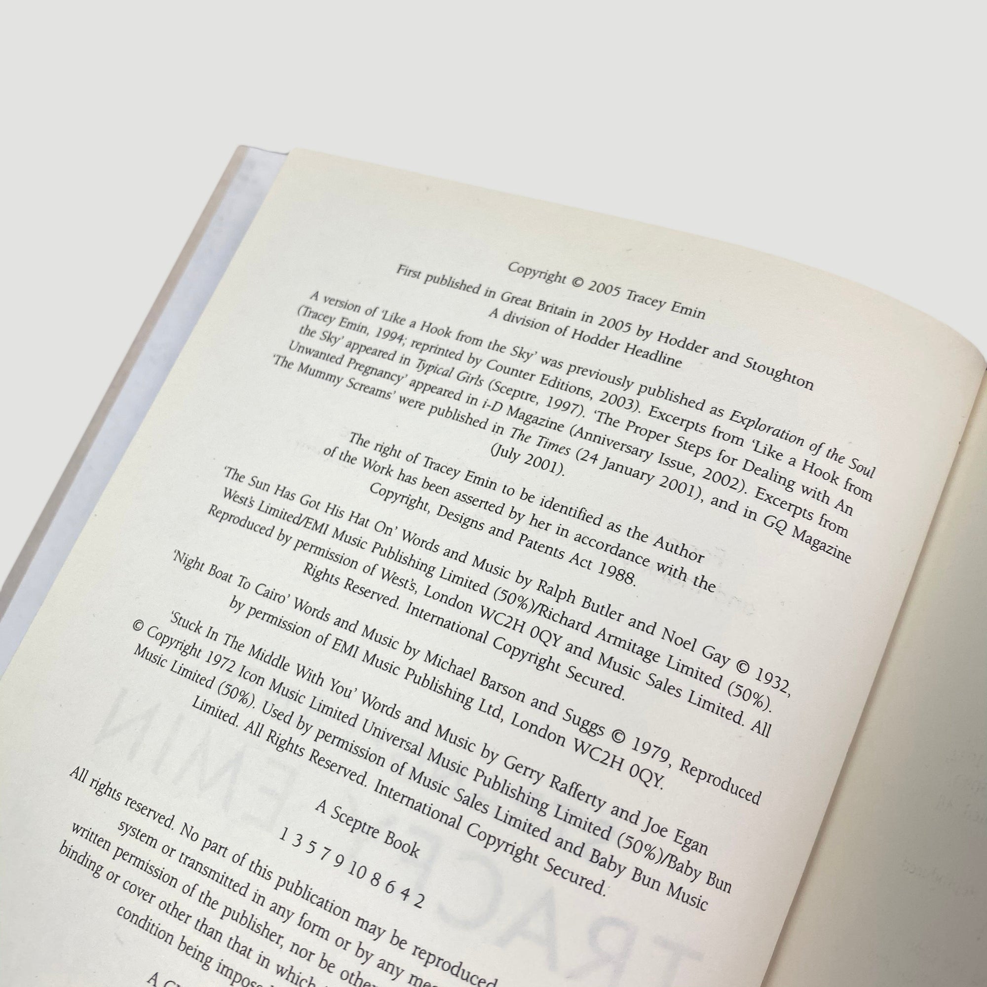 2005 Tracey Emin 'Strangeland' First Edition