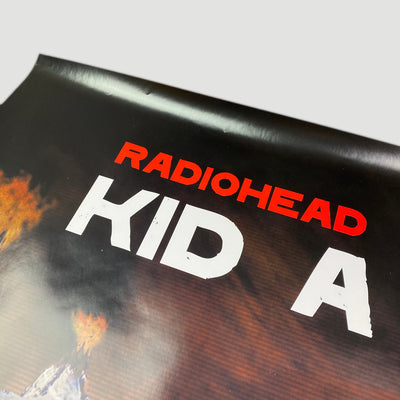 2000 Radiohead 'Kid A' UK Record Store Promo Poster