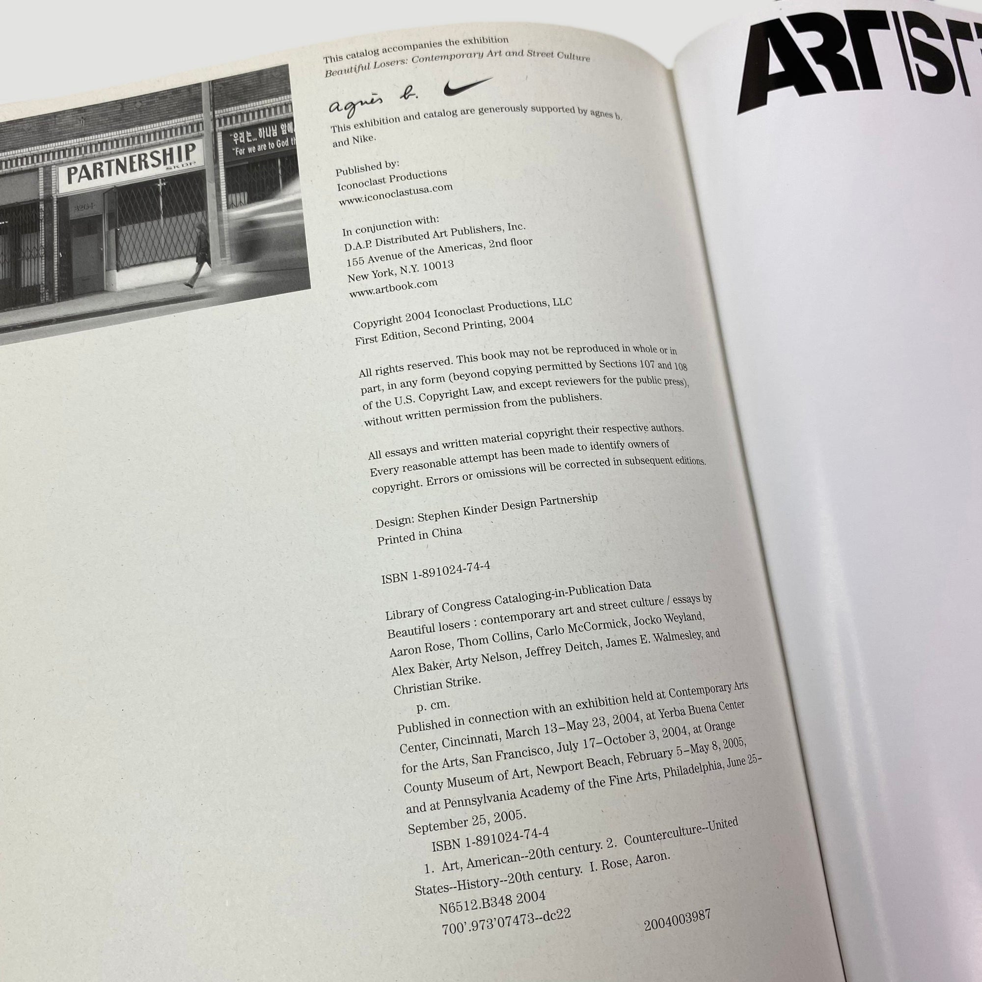 2004 Beautiful Losers: Contemporary Art & Street Culture 1st Edition