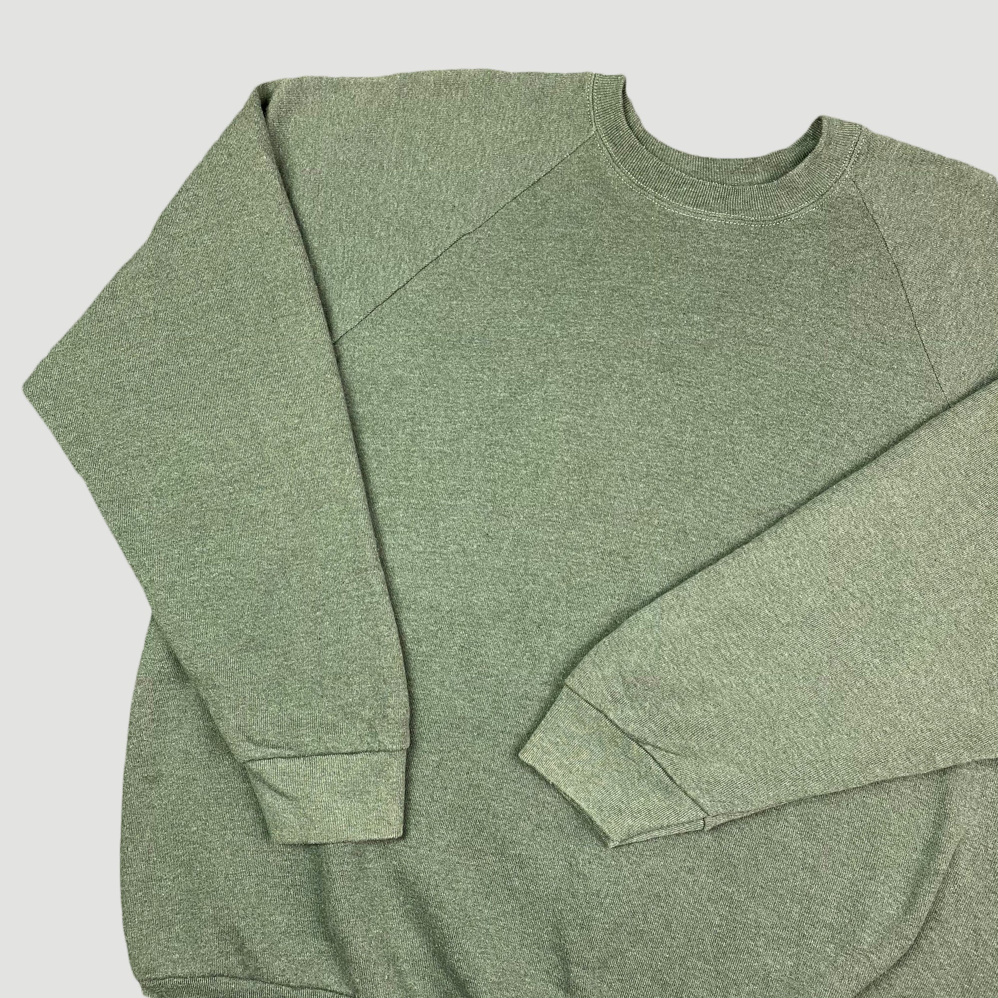 Late 90’s Fruit Of The Loom Basic Green Sweatshirt