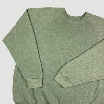 Late 90’s Fruit Of The Loom Basic Green Sweatshirt