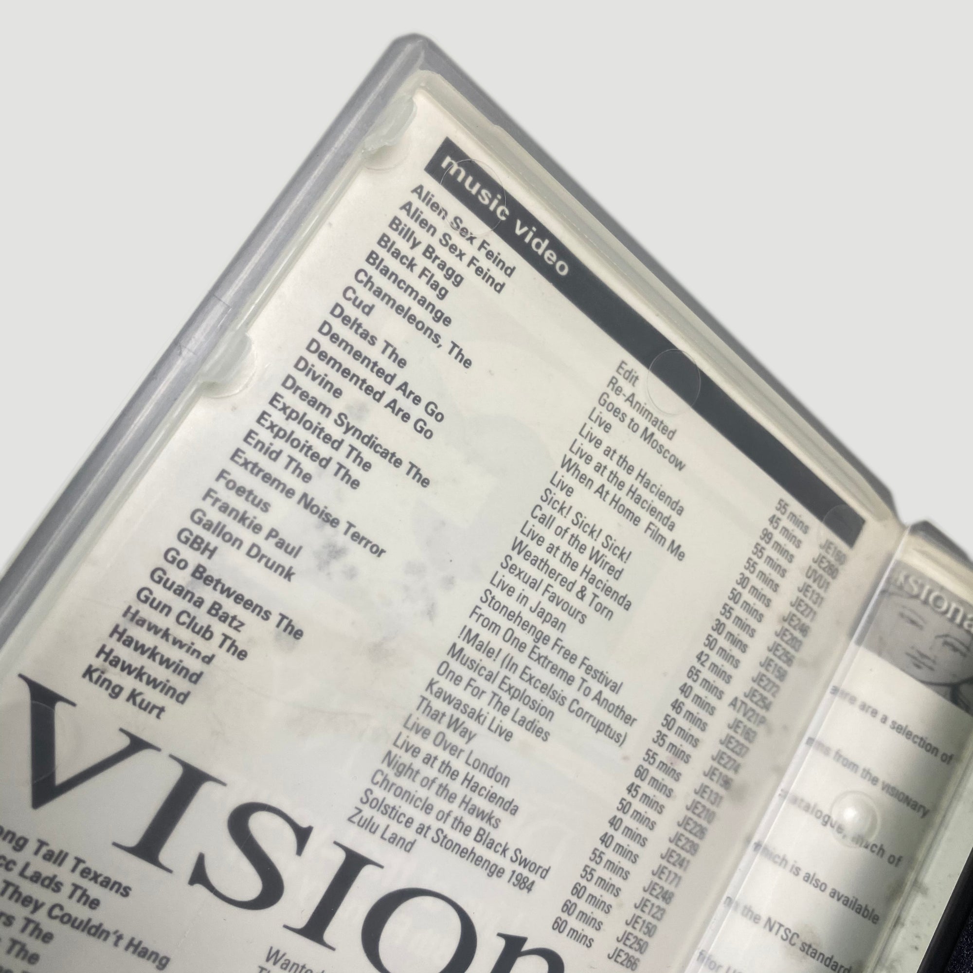 1990 Throbbing Gristle 'Destiny (Live At The Lyceum 8th February 1981)' VHS