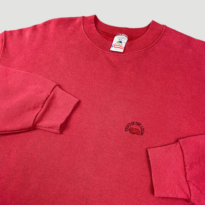 90's Fruit of the Loom Red Sweatshirt