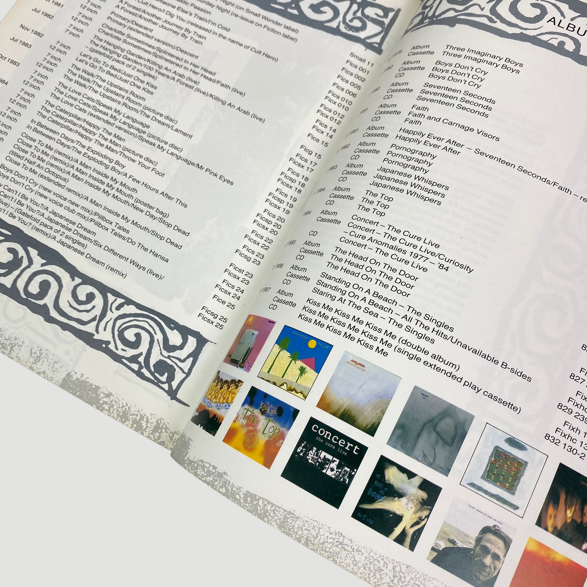 1987 The Cure: Ten Imaginary Years UK 1st Edition