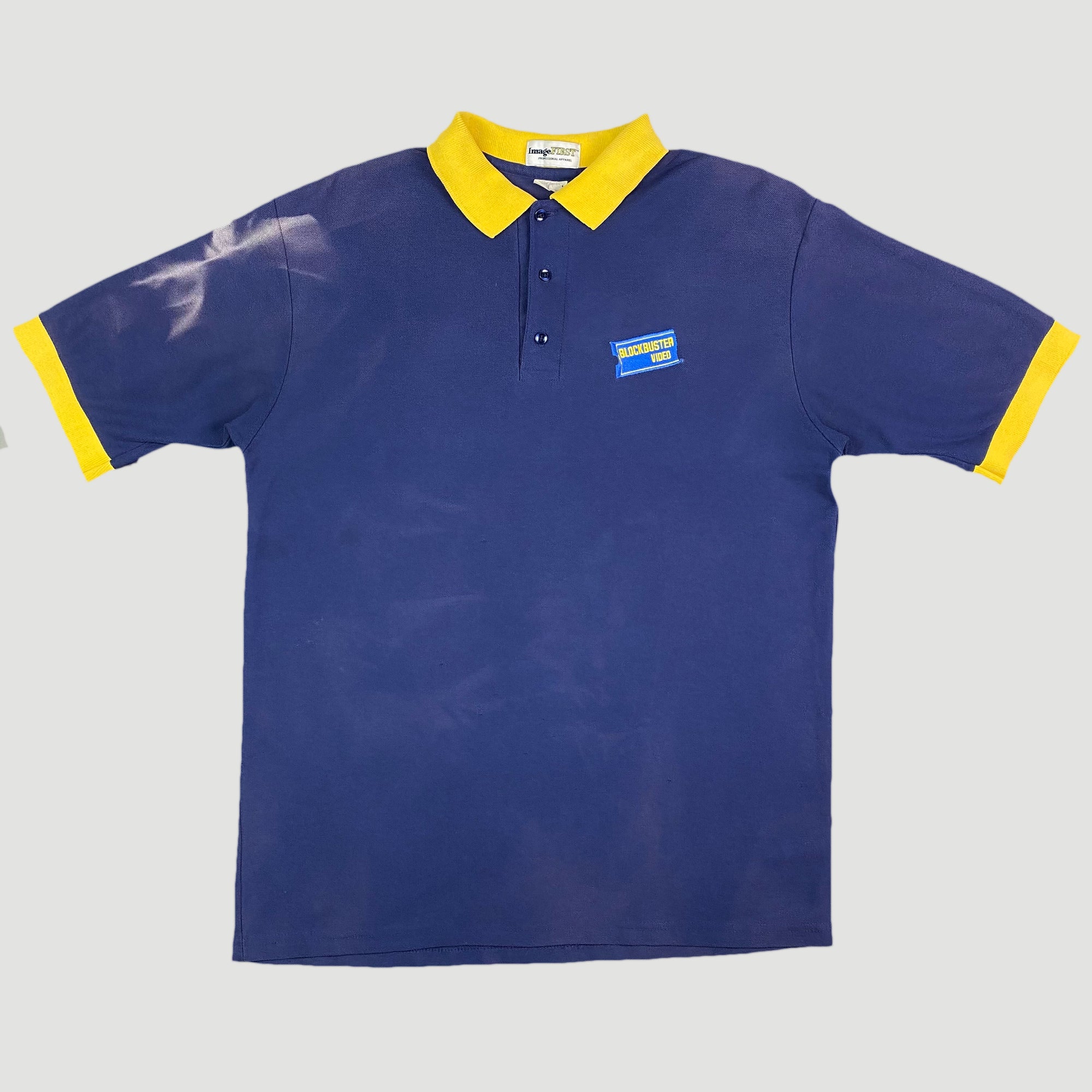 Mid 90's Blockbuster Video Staff Polo Shirt
