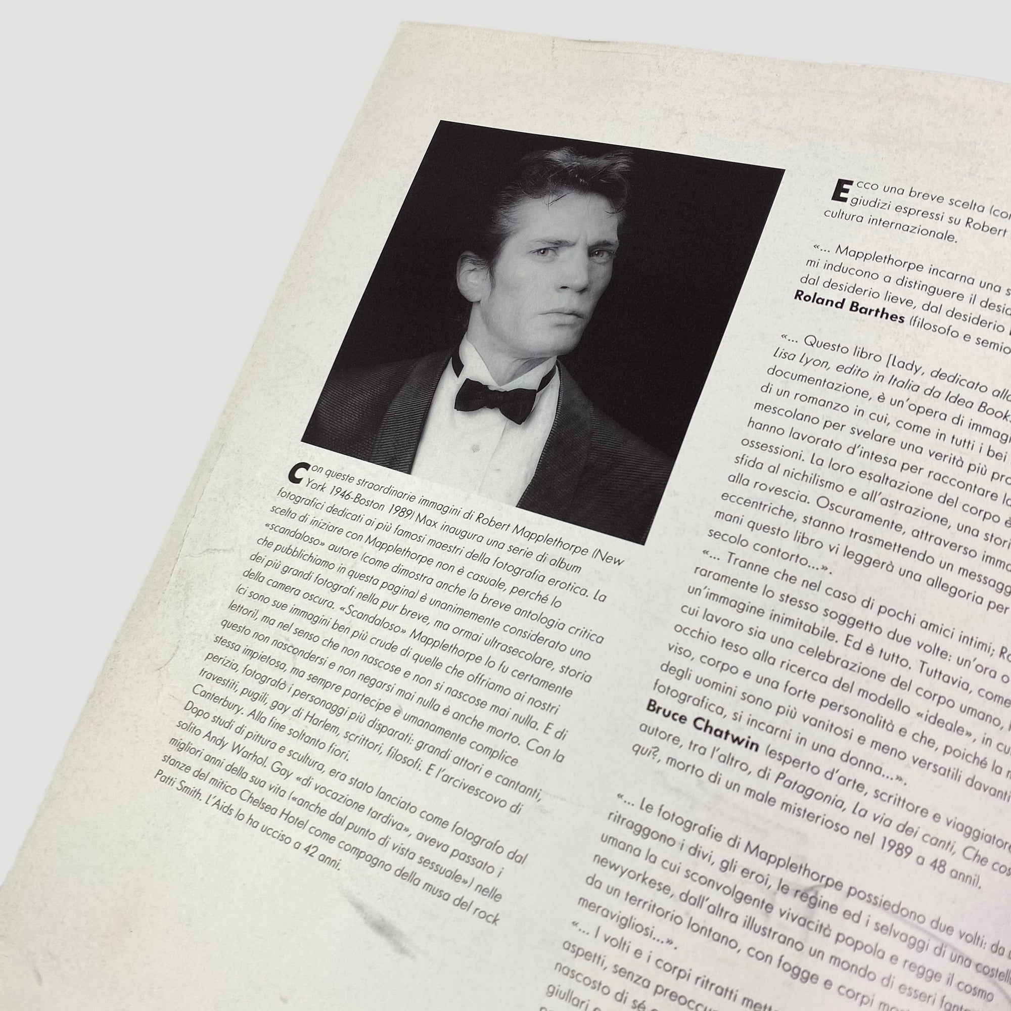 1991 Robert Mapplethorpe 'Max' Poster Book