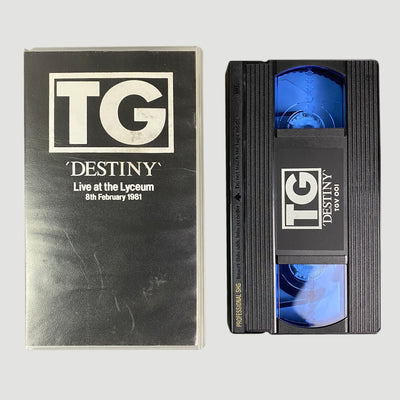 1990 Throbbing Gristle 'Destiny (Live At The Lyceum 8th February 1981)' VHS