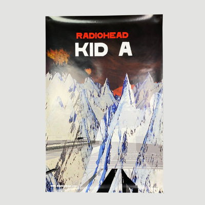 2000 Radiohead 'Kid A' UK Record Store Promo Poster