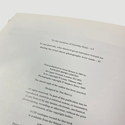 1995 Stephen Shore 'The Vevlet Years 1965-1967: Warhol's Factory'