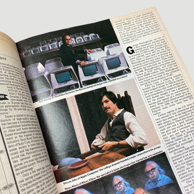1982 Time Magazine Steve Jobs Striking It Rich