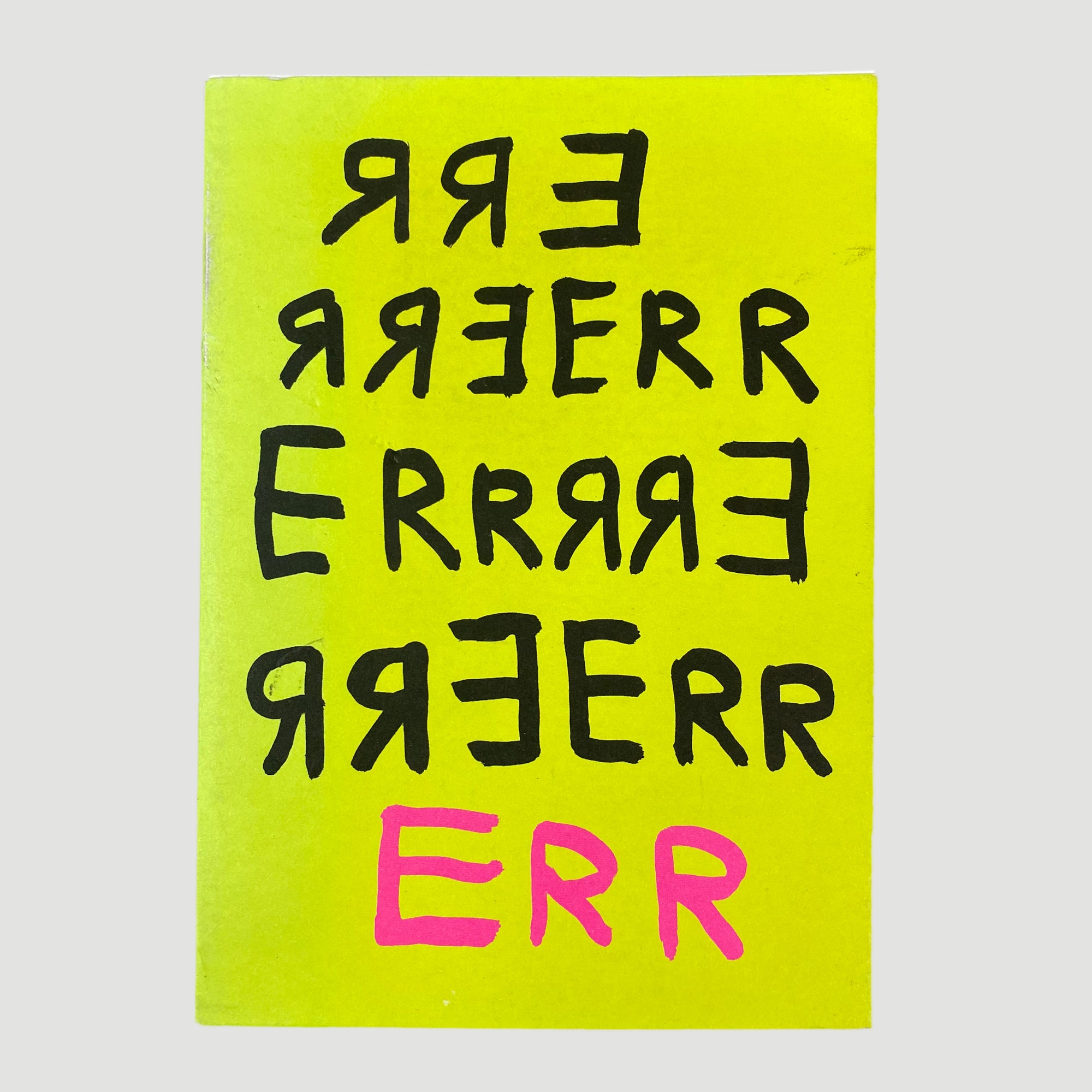 2008 David Shrigley ERR