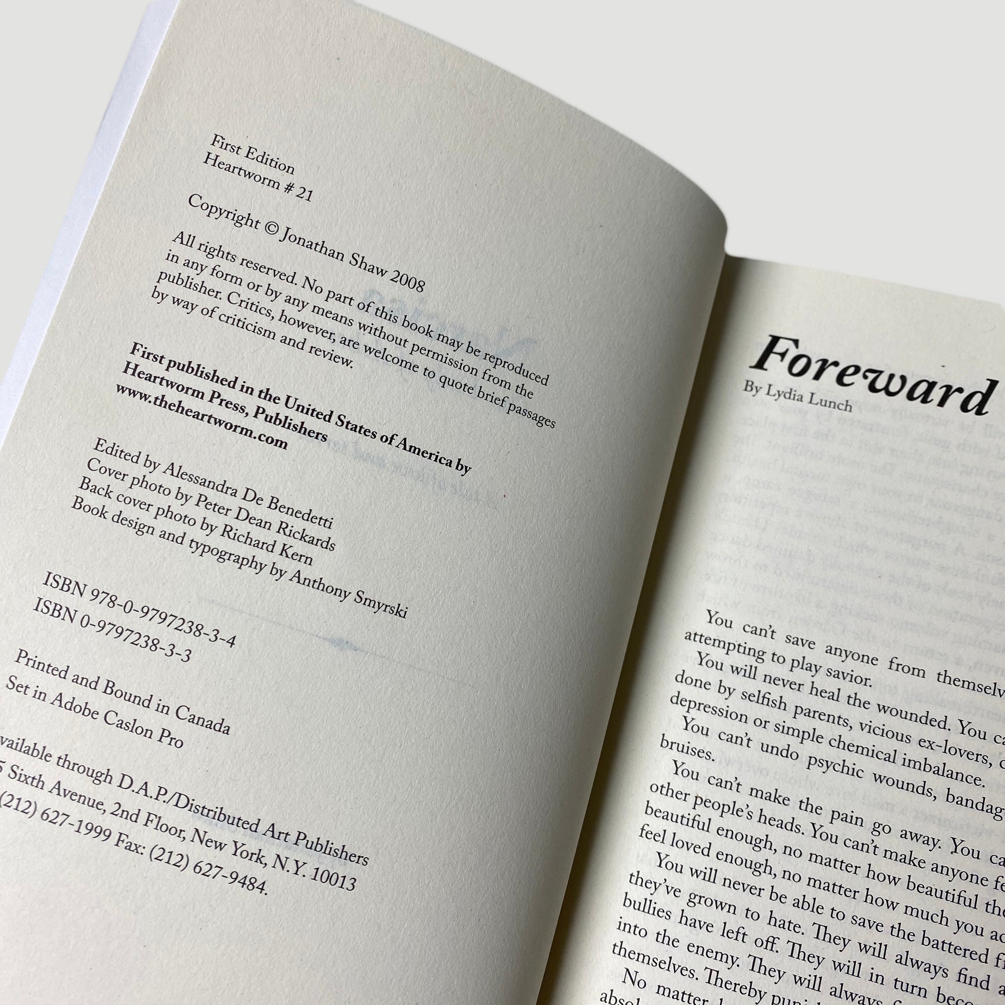 2008 Jonathan Shaw ' Narcisa: Our Lady of Ashes' First Edition