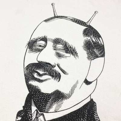 Early 90's H.G. Wells Largely Literary T-Shirt