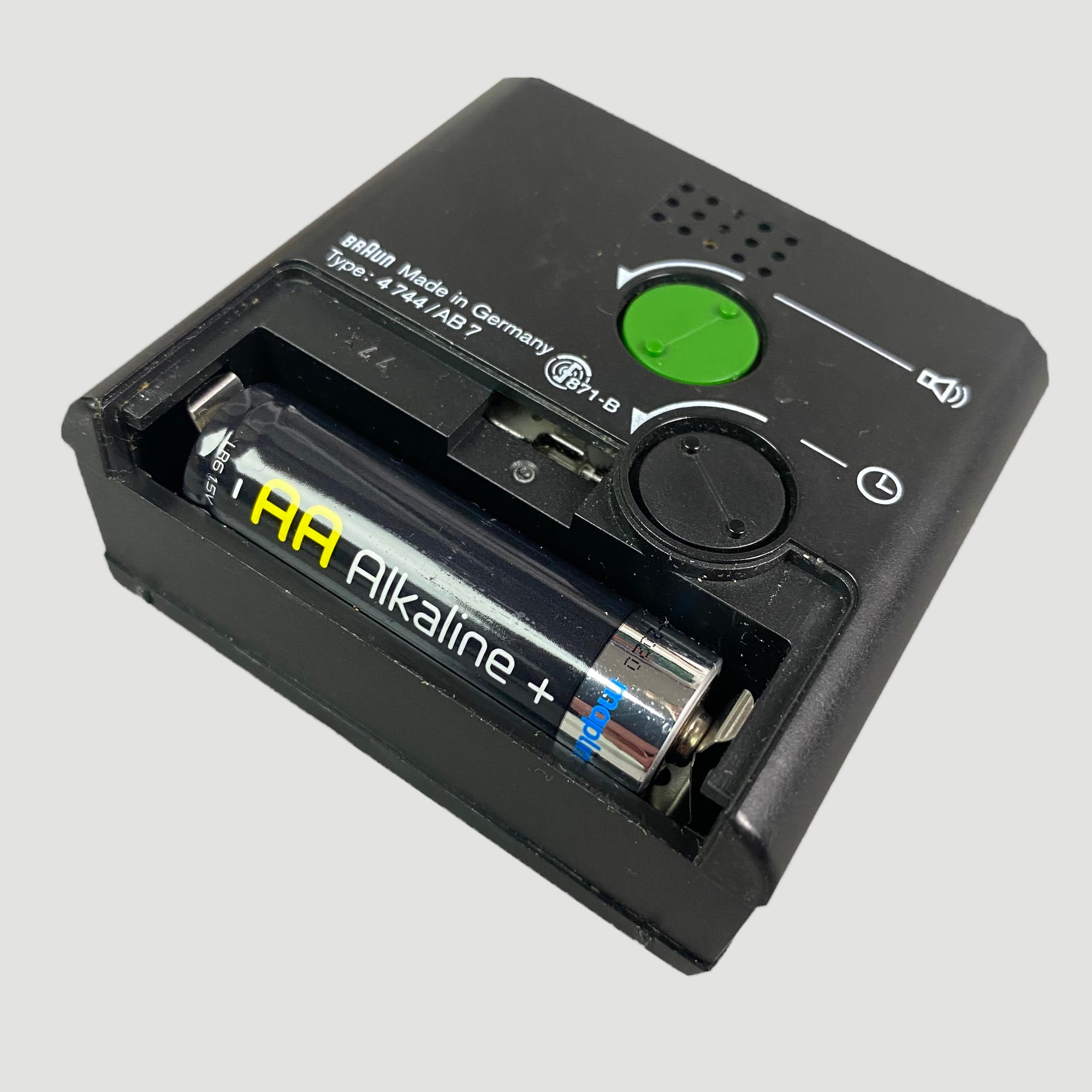 80's Braun AB7 Travel Alarm Clock