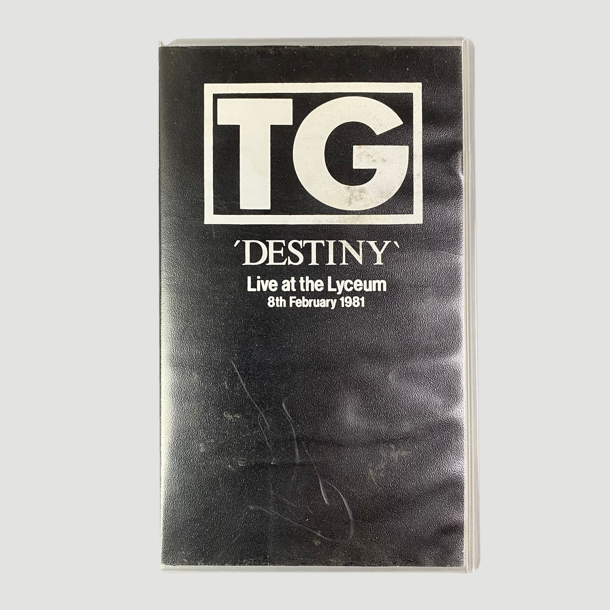 1990 Throbbing Gristle 'Destiny (Live At The Lyceum 8th February 1981)' VHS