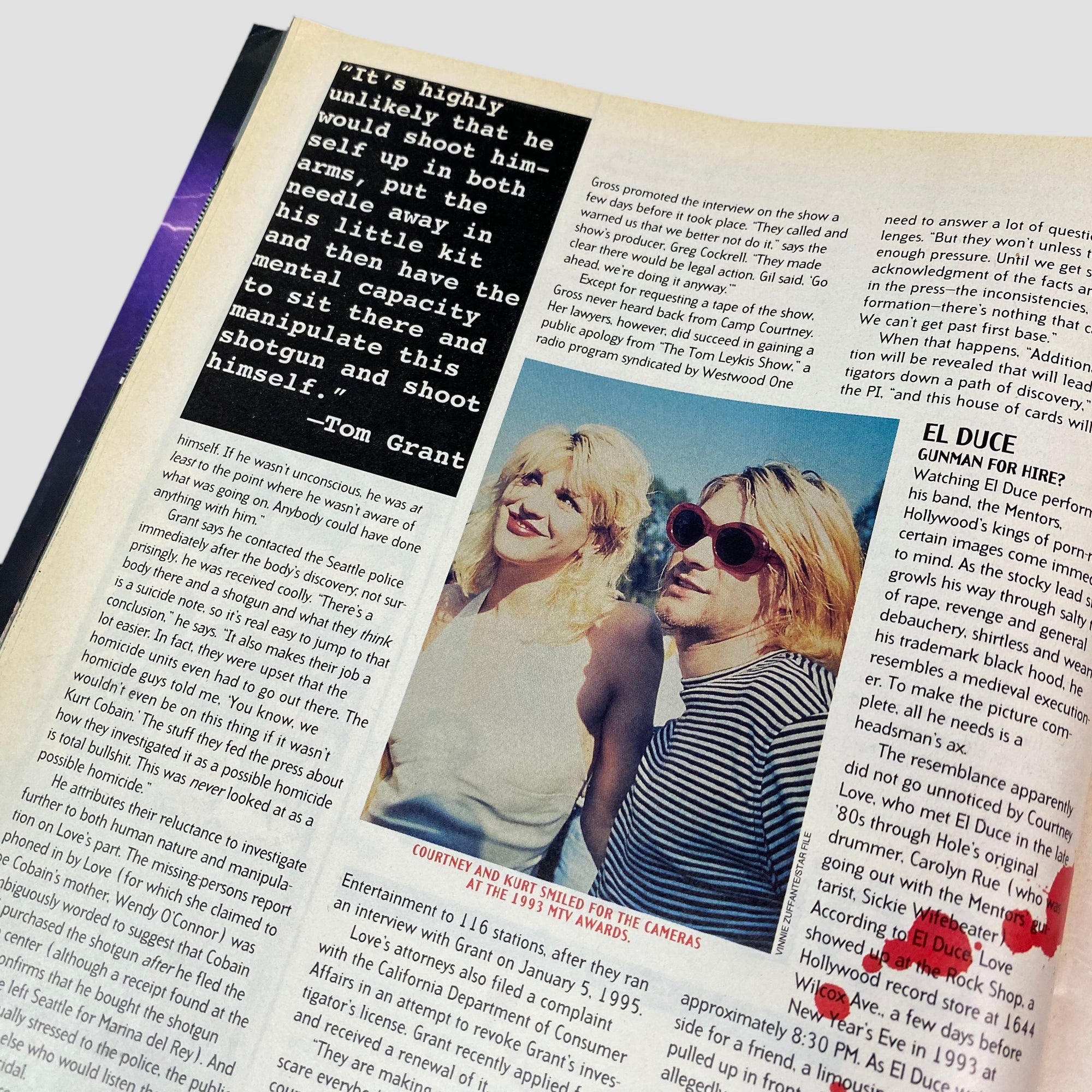 1996 High Times Who Killed Kurt Cobain Issue