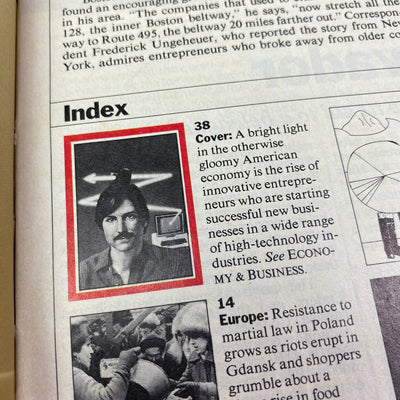 1982 Time Magazine Steve Jobs Striking It Rich