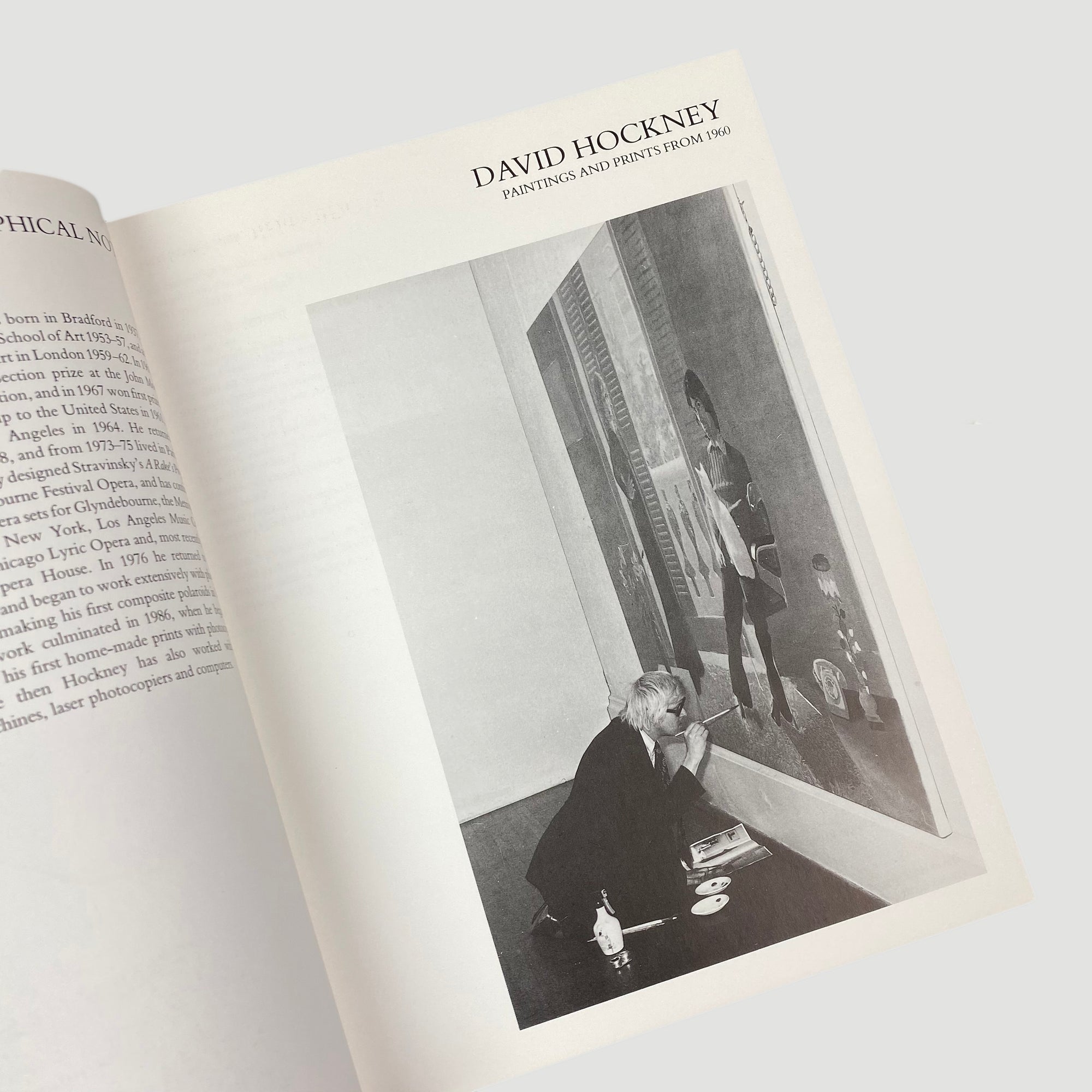 1992 David Hockney Exhibition Catalogue