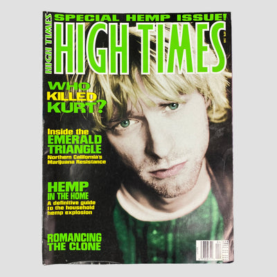 1996 High Times Who Killed Kurt Cobain Issue
