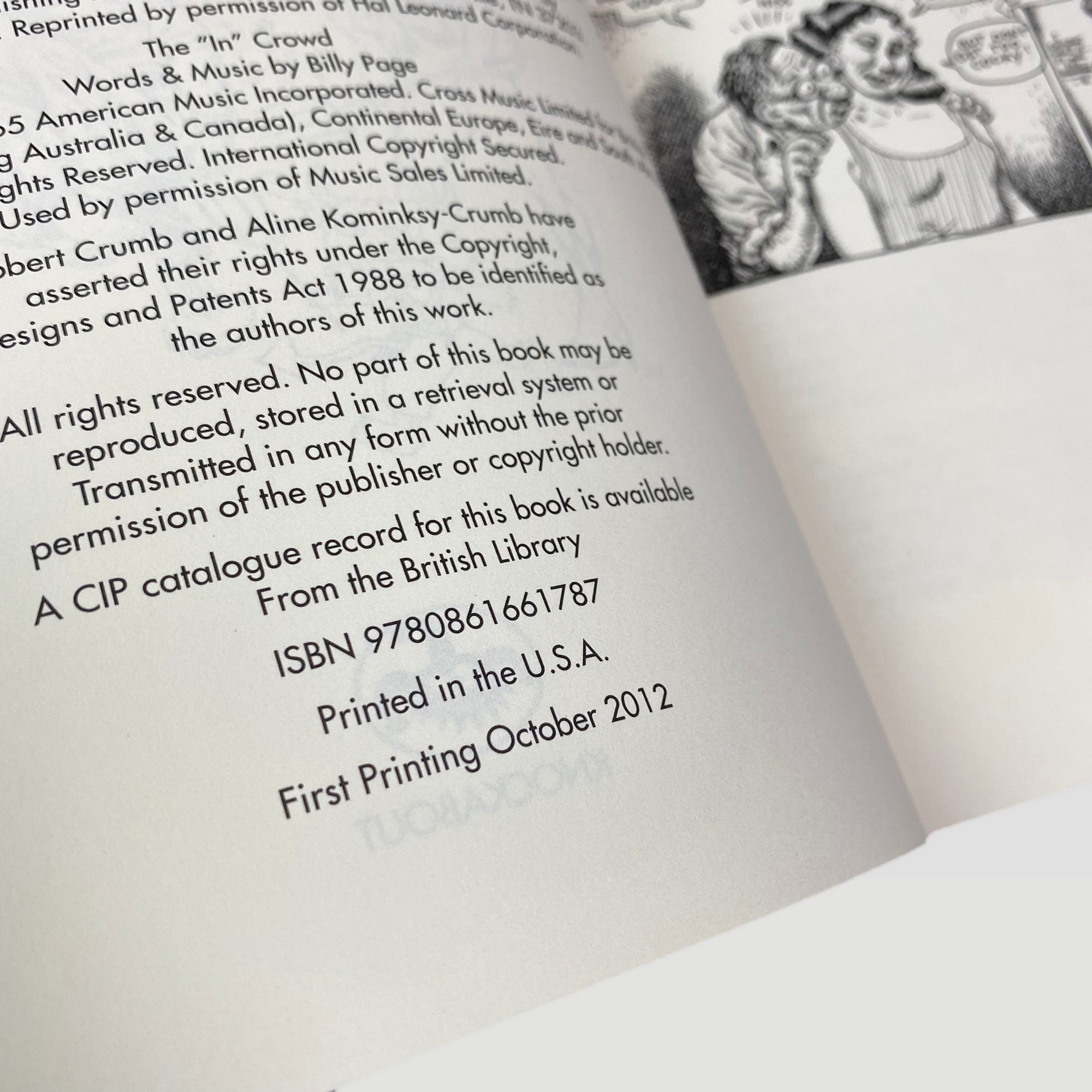 2012 R Crumb & Aline 'Drawn Together'