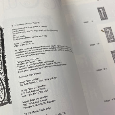 1987 The Cure: Ten Imaginary Years UK 1st Edition