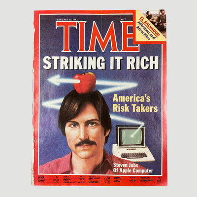 1982 Time Magazine Steve Jobs Striking It Rich