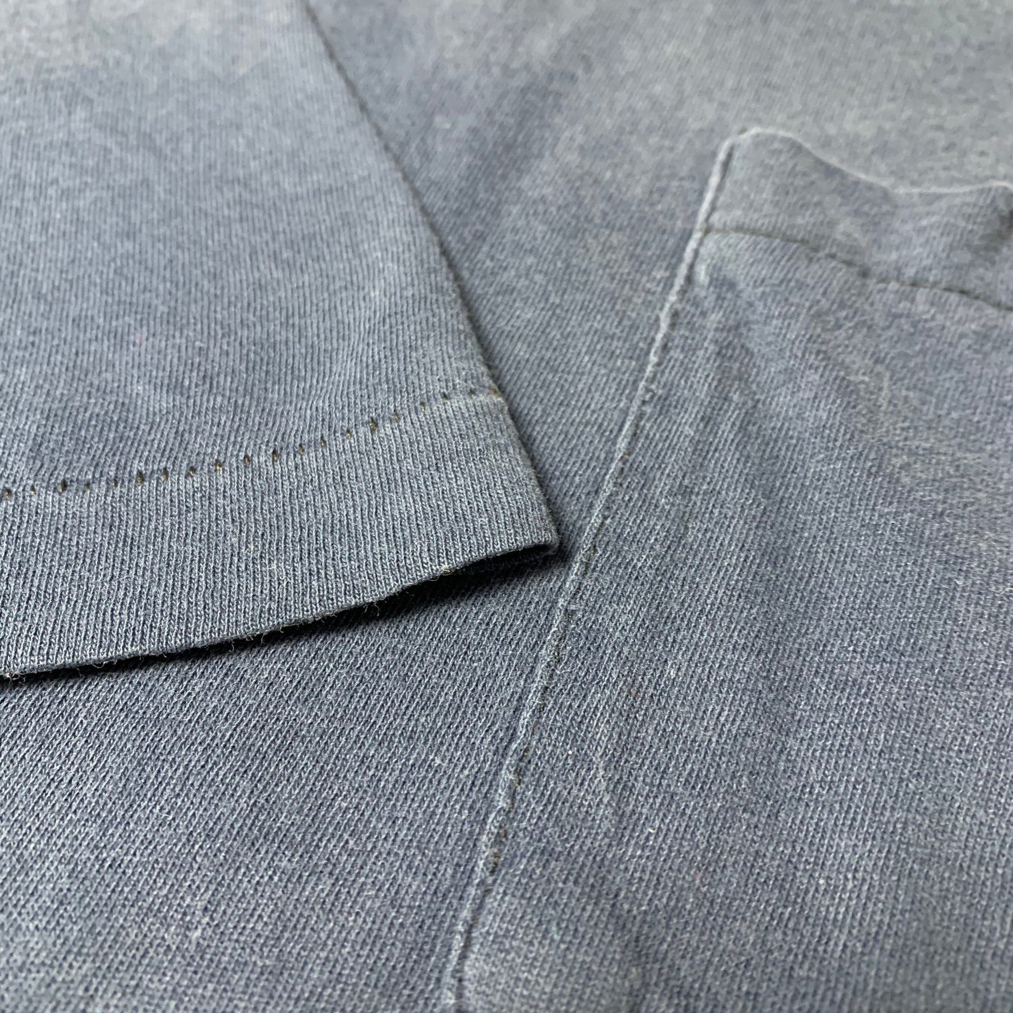 80's Basic Navy Blue Pocket T-Shirt