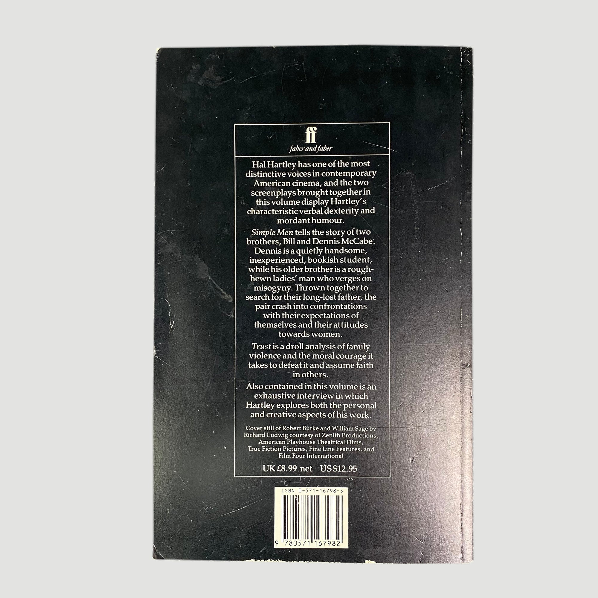 1992 Hal Hartley Simple Men & Trust Screenplays