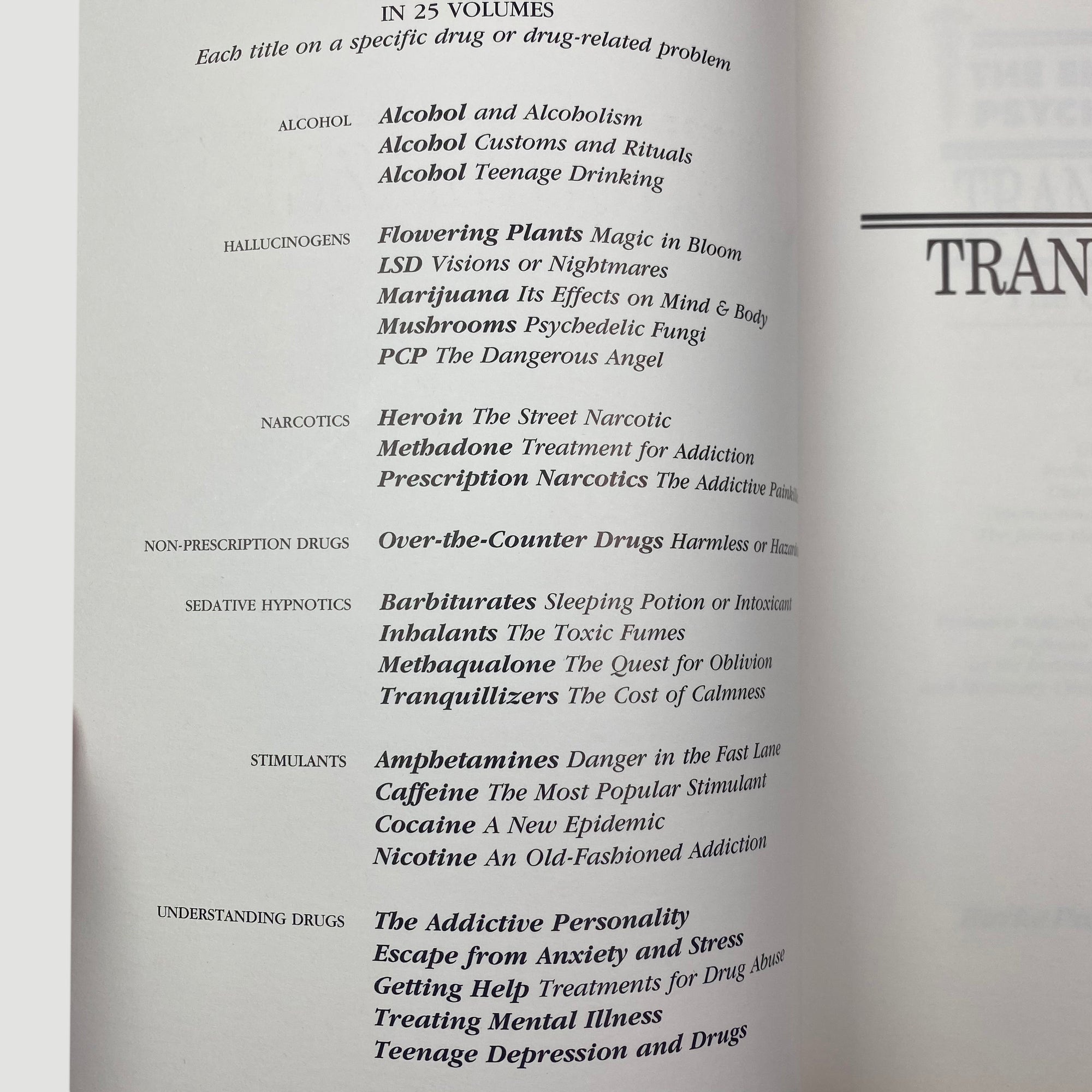 1986 'Tranqulizers: The Tranquil Trap'