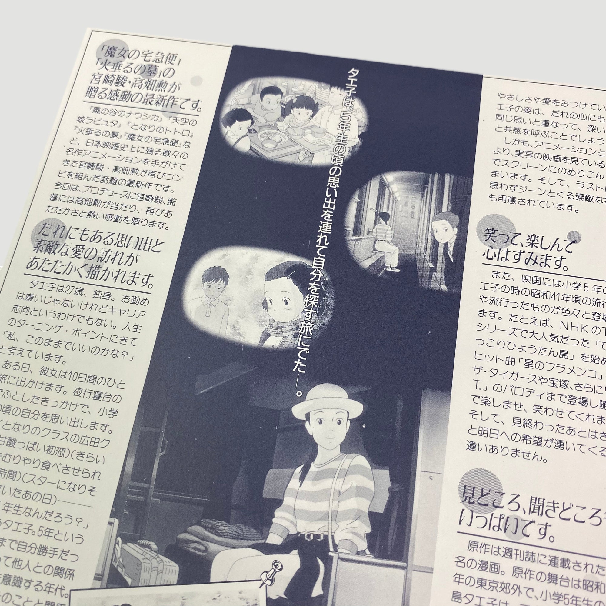 1991 Only Yesterday Japanese B5 Poster