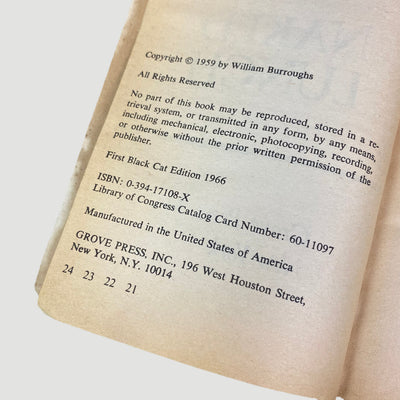 1966 William Burroughs ‘The Naked Lunch’