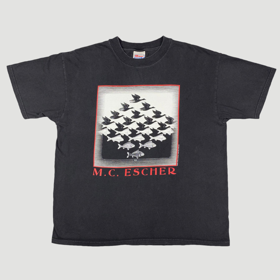 Early 90's M.C. Escher 'Sky & Water' T-Shirt