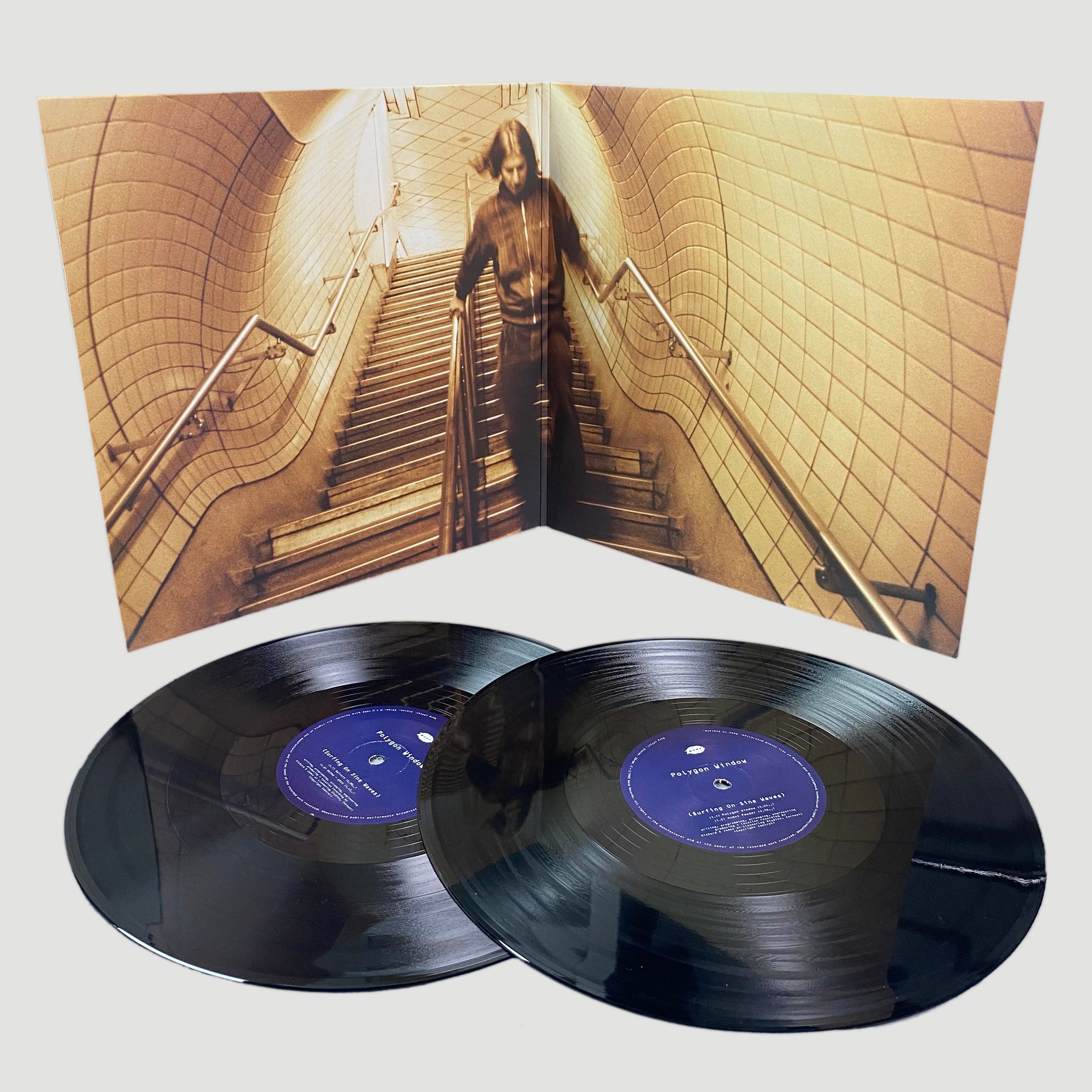 1993 Polygon Window Surfing on Sine Waves 1st UK Press 2LP Gatefold