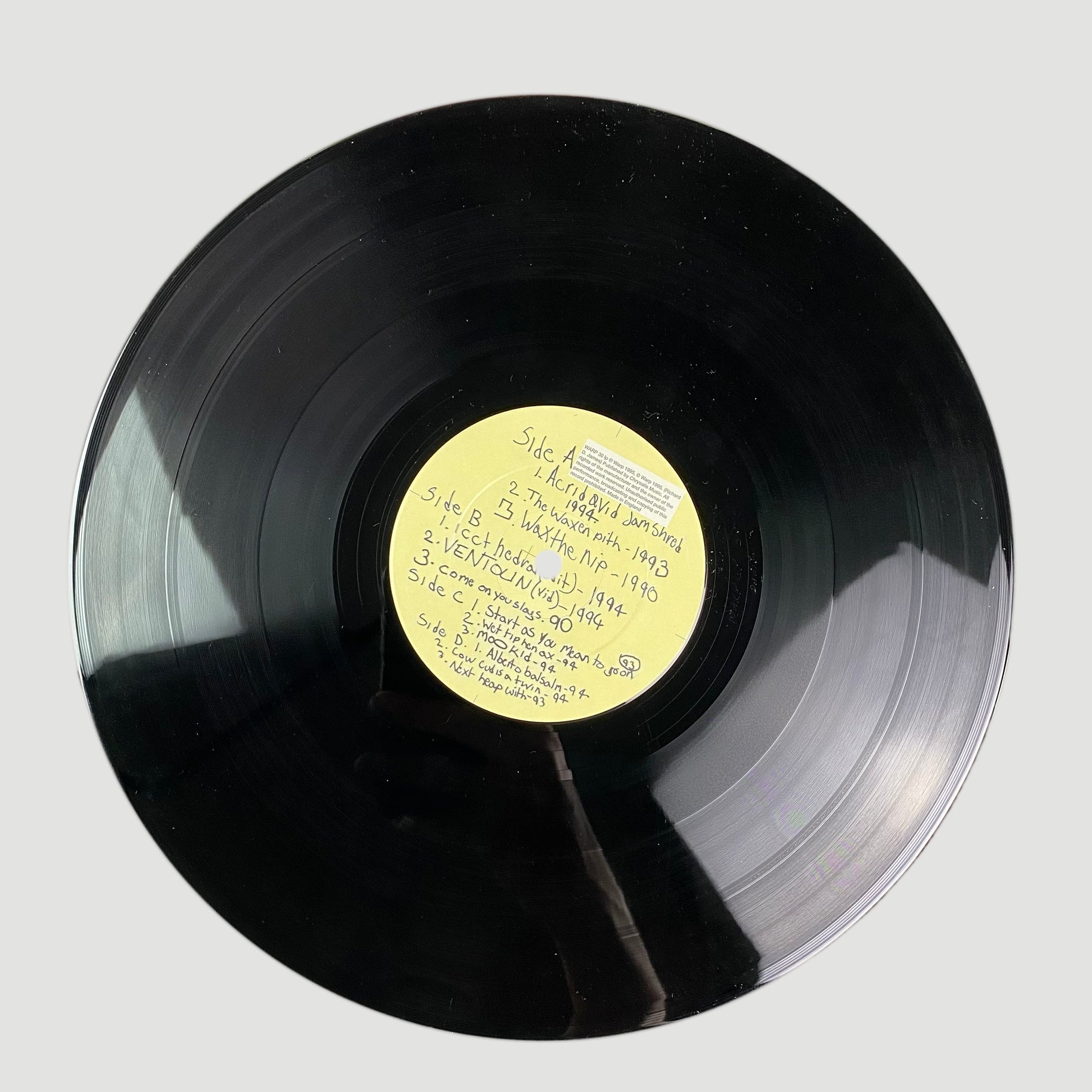 1995 Aphex Twin ...I Care Because You Do 1st UK Press LP