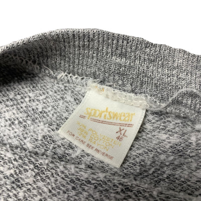 80's Sportswear Plain Grey Sweatshirt
