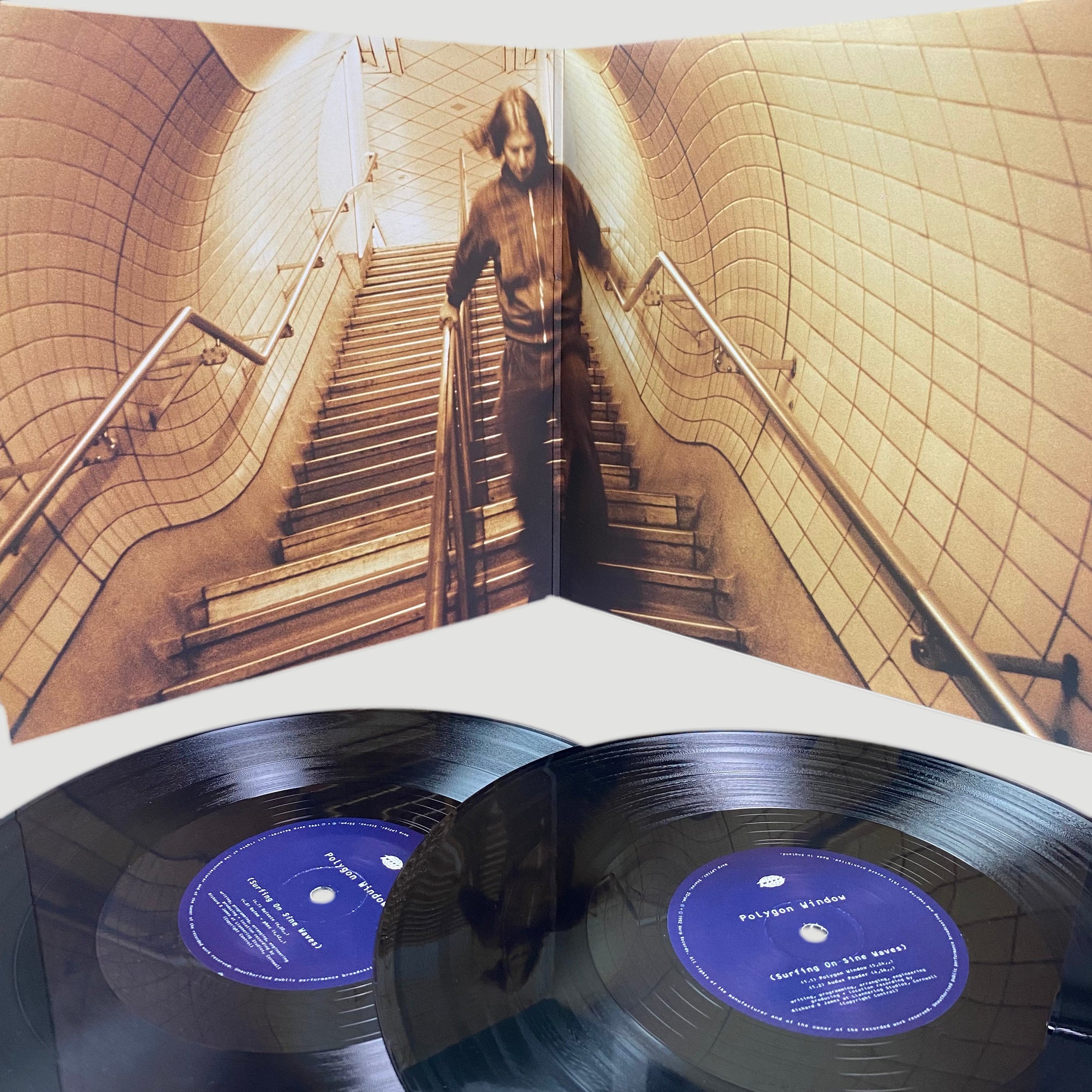 1993 Polygon Window Surfing on Sine Waves 1st UK Press 2LP Gatefold