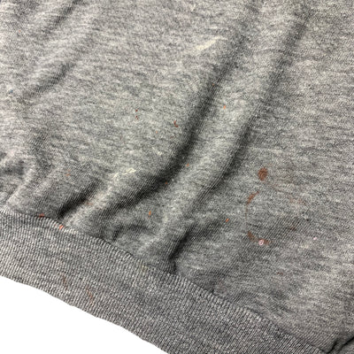 80's Sportswear Plain Grey Sweatshirt