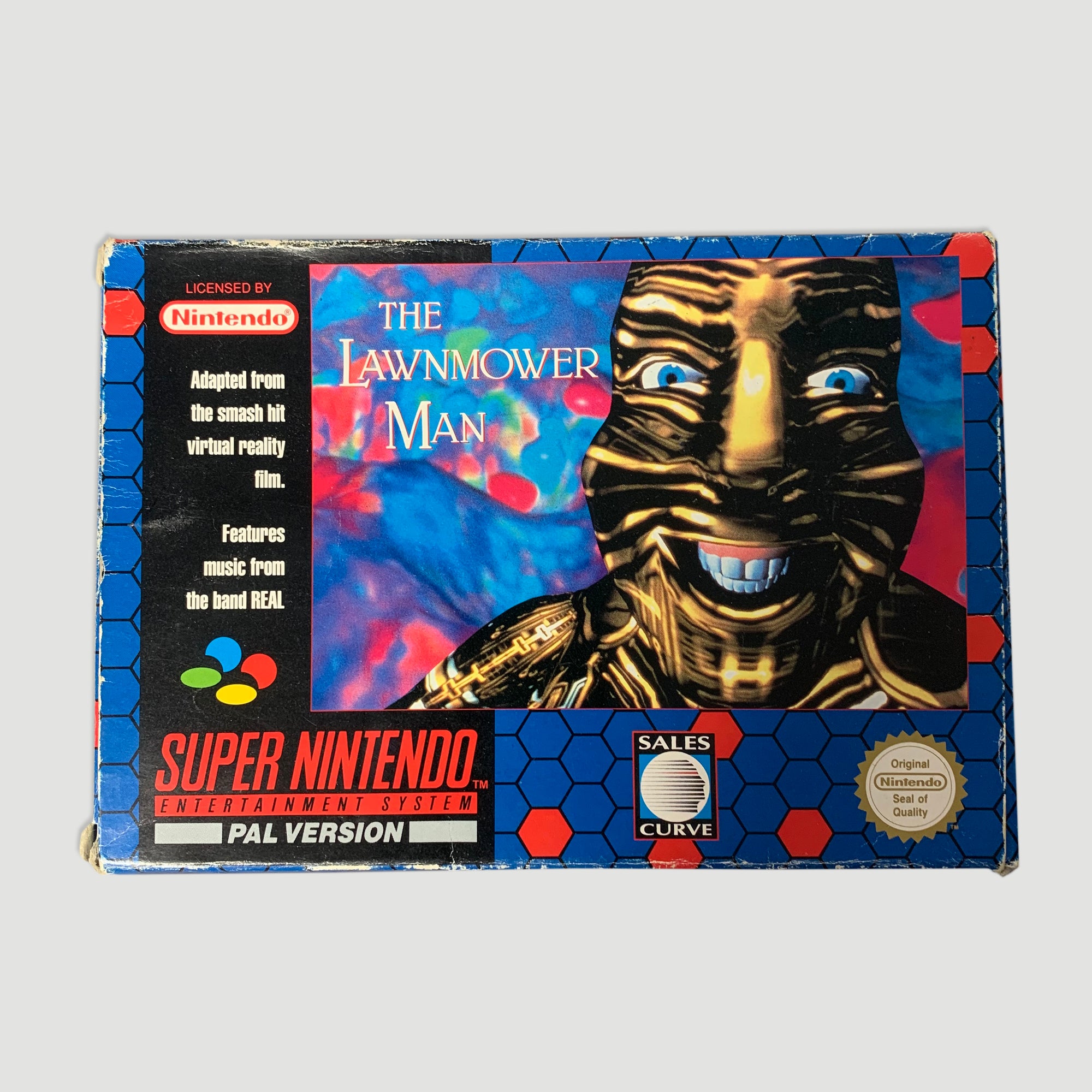 1993 The Lawnmower Man Super Nintendo Game