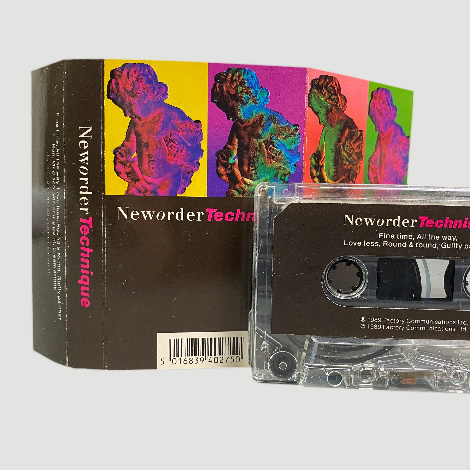 1989 New Order Technique Cassette