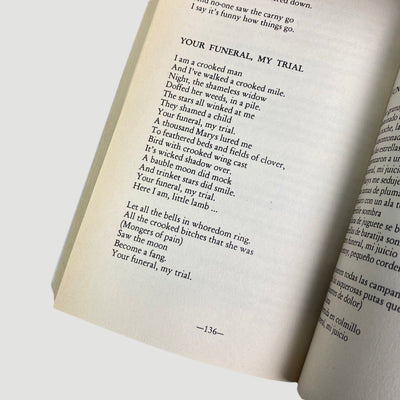 1990 Nick Cave King Ink Lyric & Prose Book