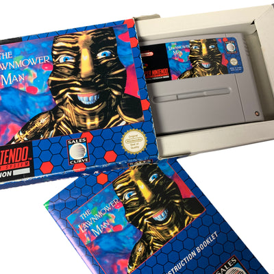 1993 The Lawnmower Man Super Nintendo Game