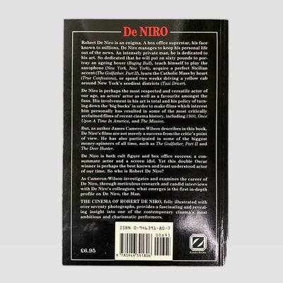 1986 The Cinema Of Robert De Niro T