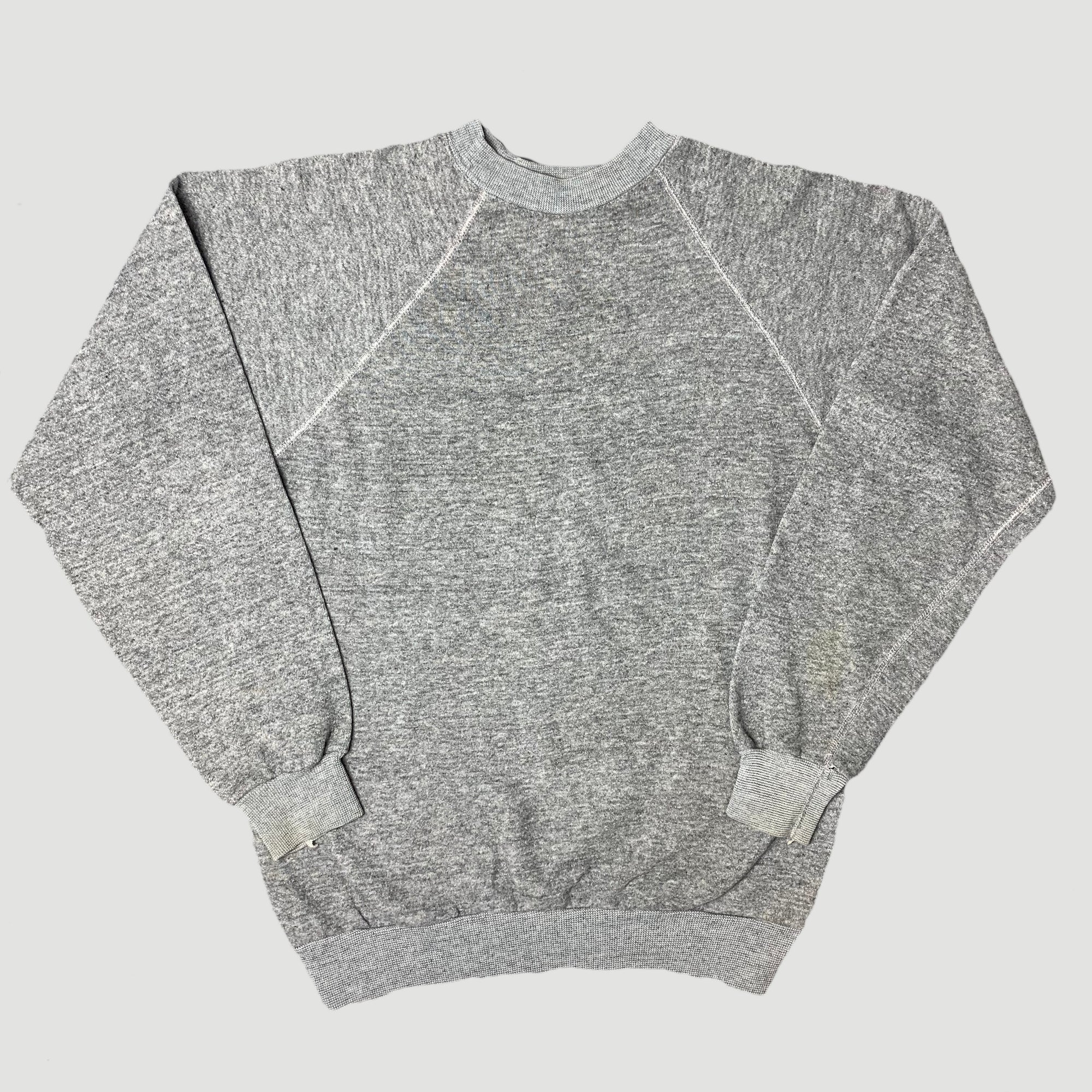80's Plain Grey Marl Sweatshirt
