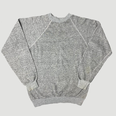 80's Plain Grey Marl Sweatshirt